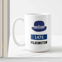 UK Police WPC Hat - Add Number & Name Coffee Mug