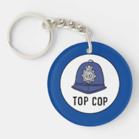 UK Policeman or Police Constable Key Ring
