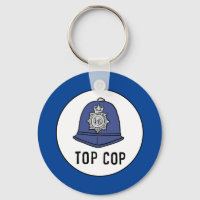 UK Policeman or Police Constable Key Ring