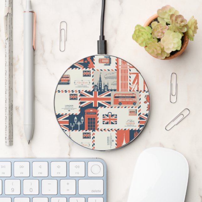 UK Postage Wireless Charger (Desk)
