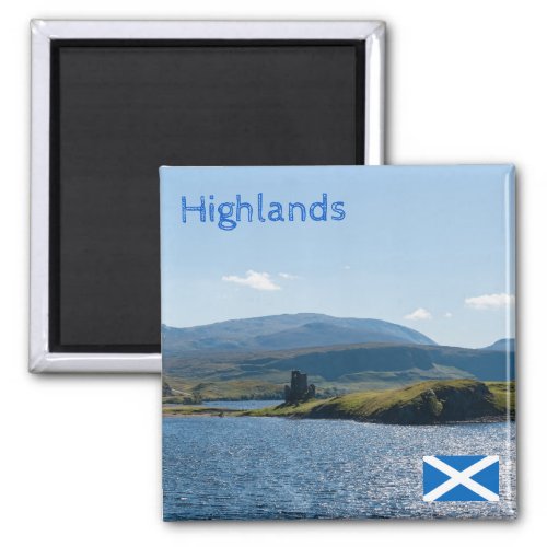 UK Scotland _ Ruined castle Magnet