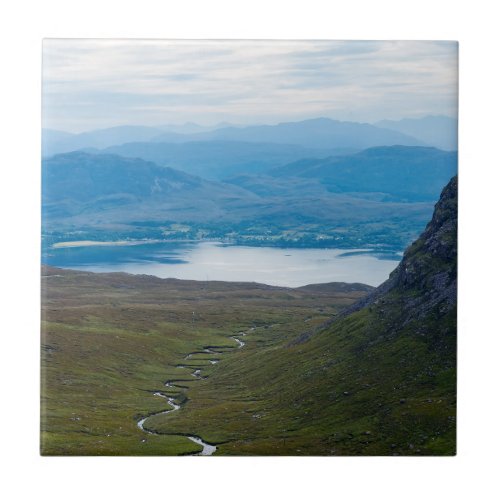 UK Scotland _ Scottish Highlands landscape Ceramic Tile