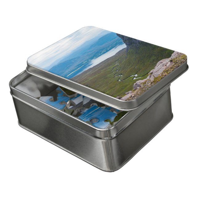 UK, Scotland - Scottish Highlands landscape Jigsaw Puzzle (Lid Open)