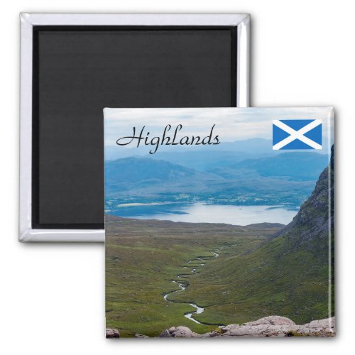 UK Scotland _ Scottish Highlands landscape Magnet