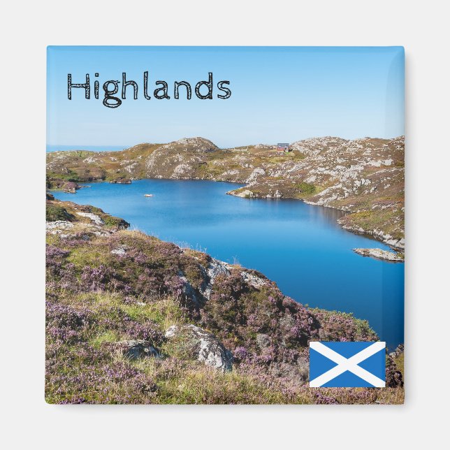 UK, Scotland - Scottish Highlands landscape Magnet (Front)