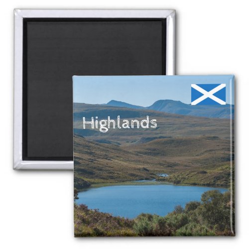 UK Scotland _ Typical Highlands landscape Magnet