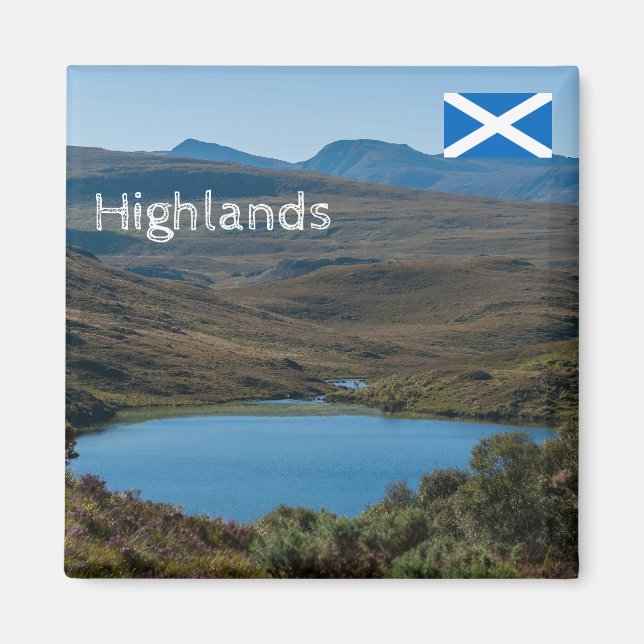 UK, Scotland - Typical Highlands landscape Magnet (Front)