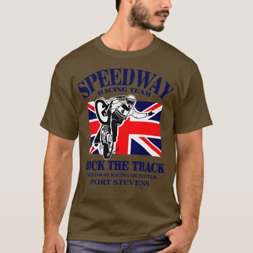 UK Speedway Motorcycle Racing  T_Shirt