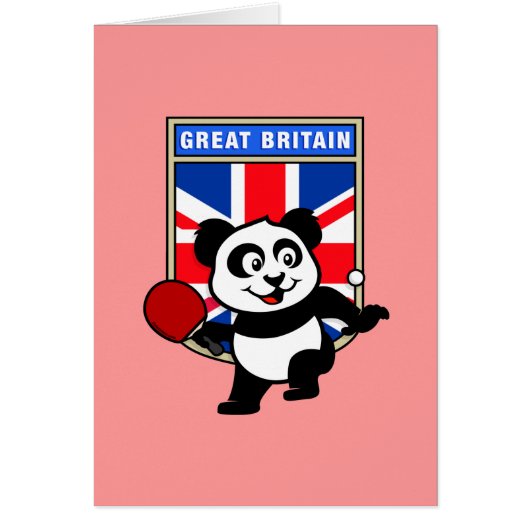 UK Table Tennis Panda Cards (Front)