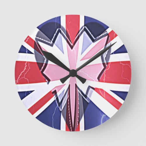 UK Time Hakuna matata Round Clock