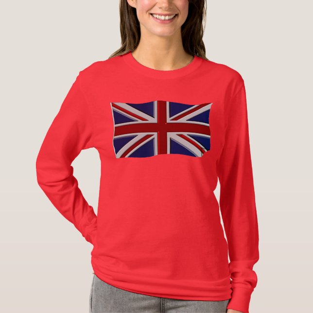 UK UNION JACK BRITISH FLAG Patriotic Shirt (Front)