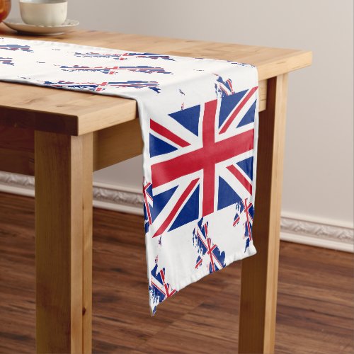 UK UNION JACK British Flag Patriotic Short Table Runner