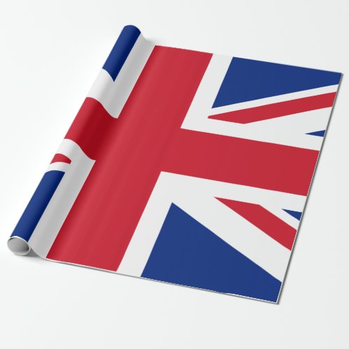 UK Union Jack British Flag Wrapping Paper
