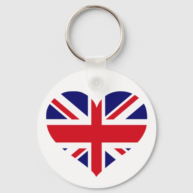 UK Union Jack Keychain (Front)