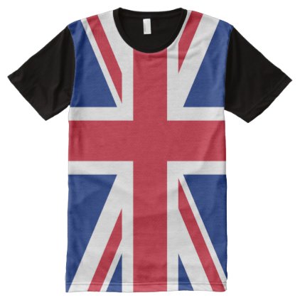 UK United Kingdom Britain Royal Union Jack Flag All-Over-Print Shirt