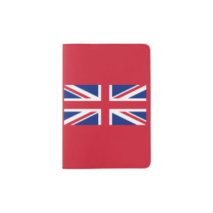 UK United Kingdom Britain Royal Union Jack Flag Passport Holder