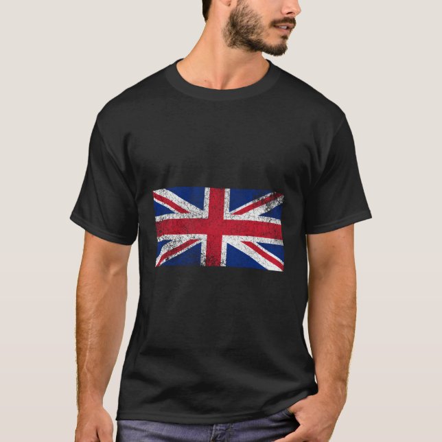 Uk United Kingdom British Flag England Uk Britain  T-Shirt (Front)