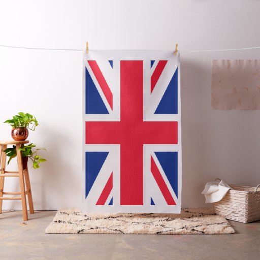 UK United Kingdom British Flag Fabric