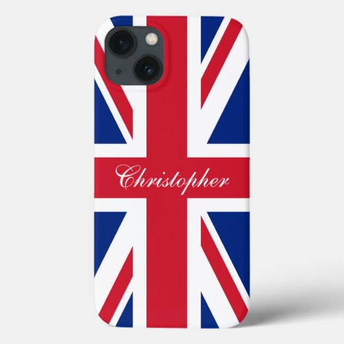 UK United Kingdom British Flag Union Jack iPhone 13 Case