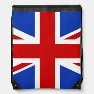 Uk United Kingdom Flag Drawstring Bag