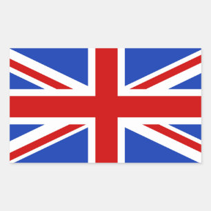 Uk United Kingdom Flag Rectangular Sticker