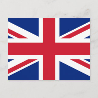 UK United Kingdom Union Jack Flag Postcard