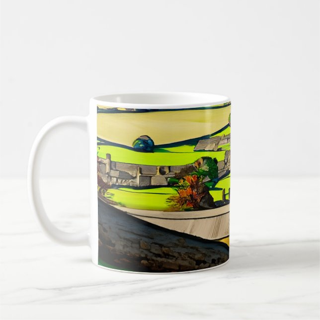 uk village scene coffee mug (Left)