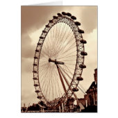 (UK) Vintage London Eye Card (Front)