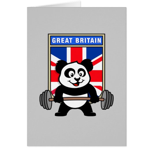 UK Weightlifting Panda Cards (Front)