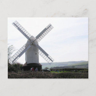 (UK) White Windmill Postcard