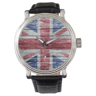 UK wood flag Watch