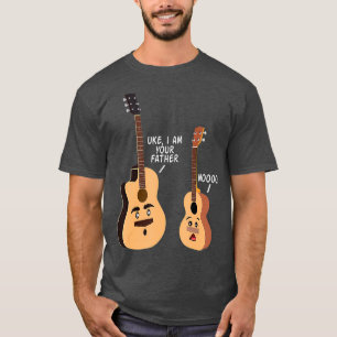 Uke I Am Your Father Funny Guitar and Ukulele T-Shirt