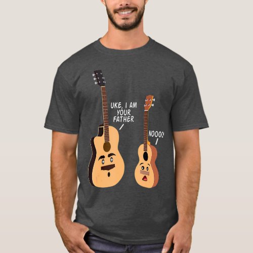 Uke I Am Your Father  Funny Guitar and Ukulele T_Shirt