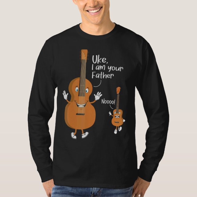 Uke I Am Your Father  Ukulele Guitar Instrument Uk T-Shirt (Front)