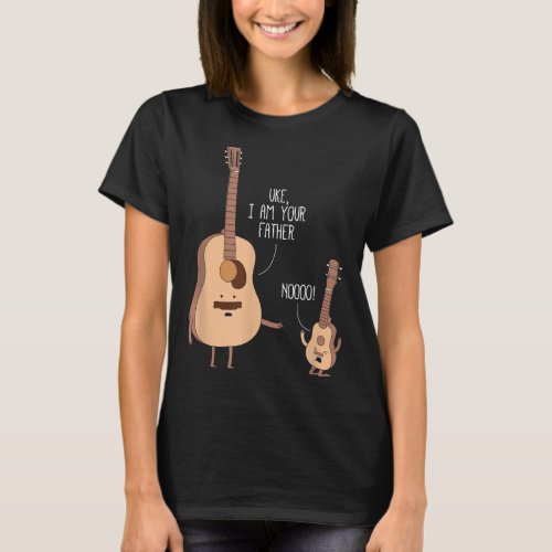 Uke I Am Your Father Ukulele Guitar Music  T_Shirt
