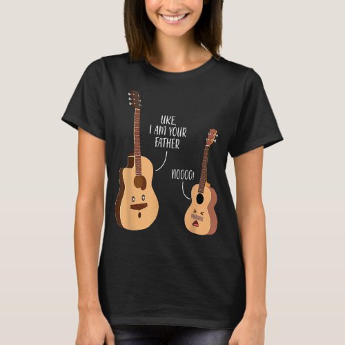 Uke I Am Your Father Ukulele Guitar Music  T_Shirt