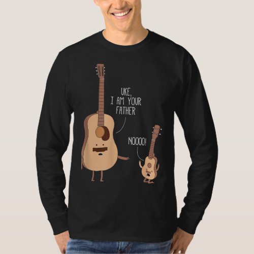 Uke I Am Your Father Ukulele Guitar Music  T_Shirt