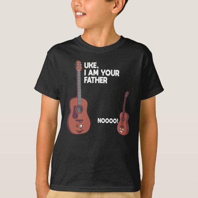 Uke I am your father, Ukulele T-Shirt (Front)