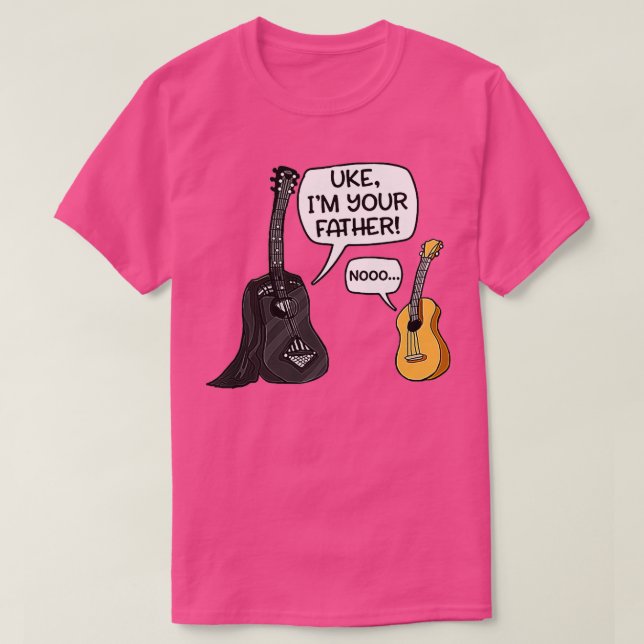 Uke Im Your Father Funny Guitar  T-Shirt (Design Front)