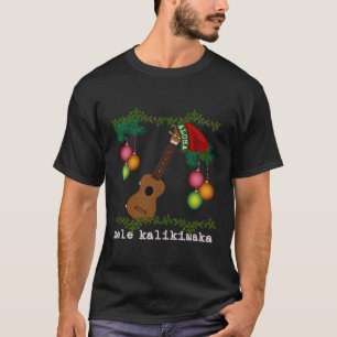 Uke Mele Kalikimaka Ukulele Christmas Songs Aloha T-Shirt