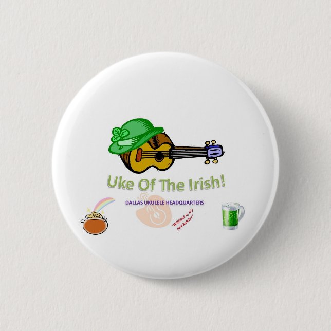 Uke of the Irish 2010 Pinback Button (Front)