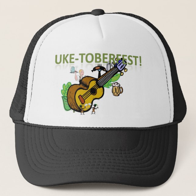 Uke-Toberfest! Trucker Hat (Front)