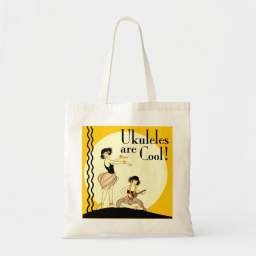 Ukuleles are Cool Budget Tote Bag