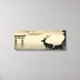 Ukiyo-e Canvas ukiyoe Koson Ohara "Miyajima in Aki