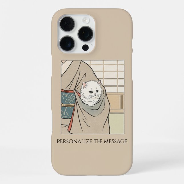 Ukiyo-e Inspired – Dramatic JAPAN  iPhone Case (Back)