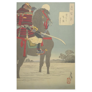 [Ukiyo-E] Moonlit Scout - Saito Toshizo Gallery Wrap