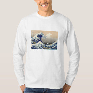 Ukiyo-e Nagasode T-shirt Ukiyoe T-Shirt Hokusai KA