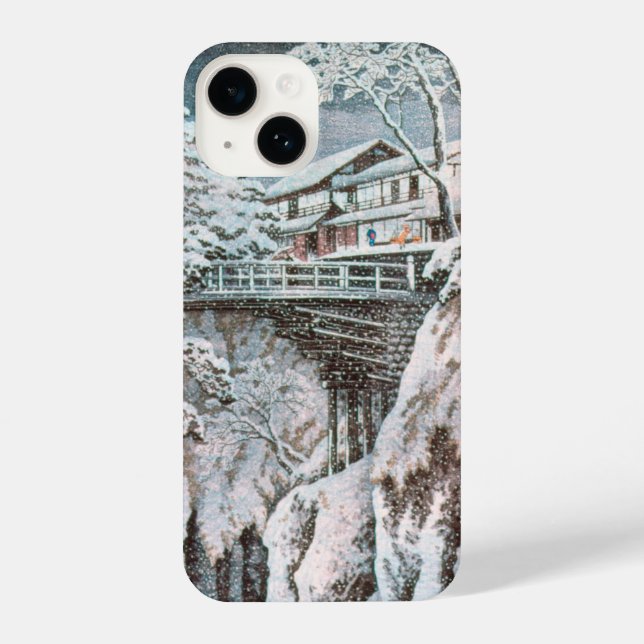 Ukiyo-e ukiyoe Shotei Takahashi "Koshu Saruhashi"  iPhone Case (Back)