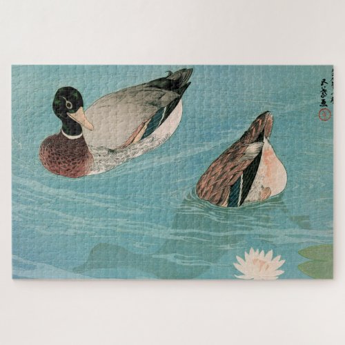 Ukiyoe [Goyo] Ducks Jigsaw Puzzle