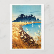 ukiyoe [hasui] A05 Late Autumn at Ichikawa Postcard